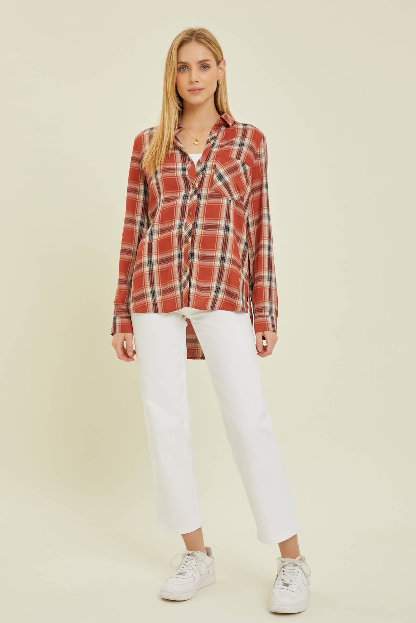 Flannel Button Down Shirt