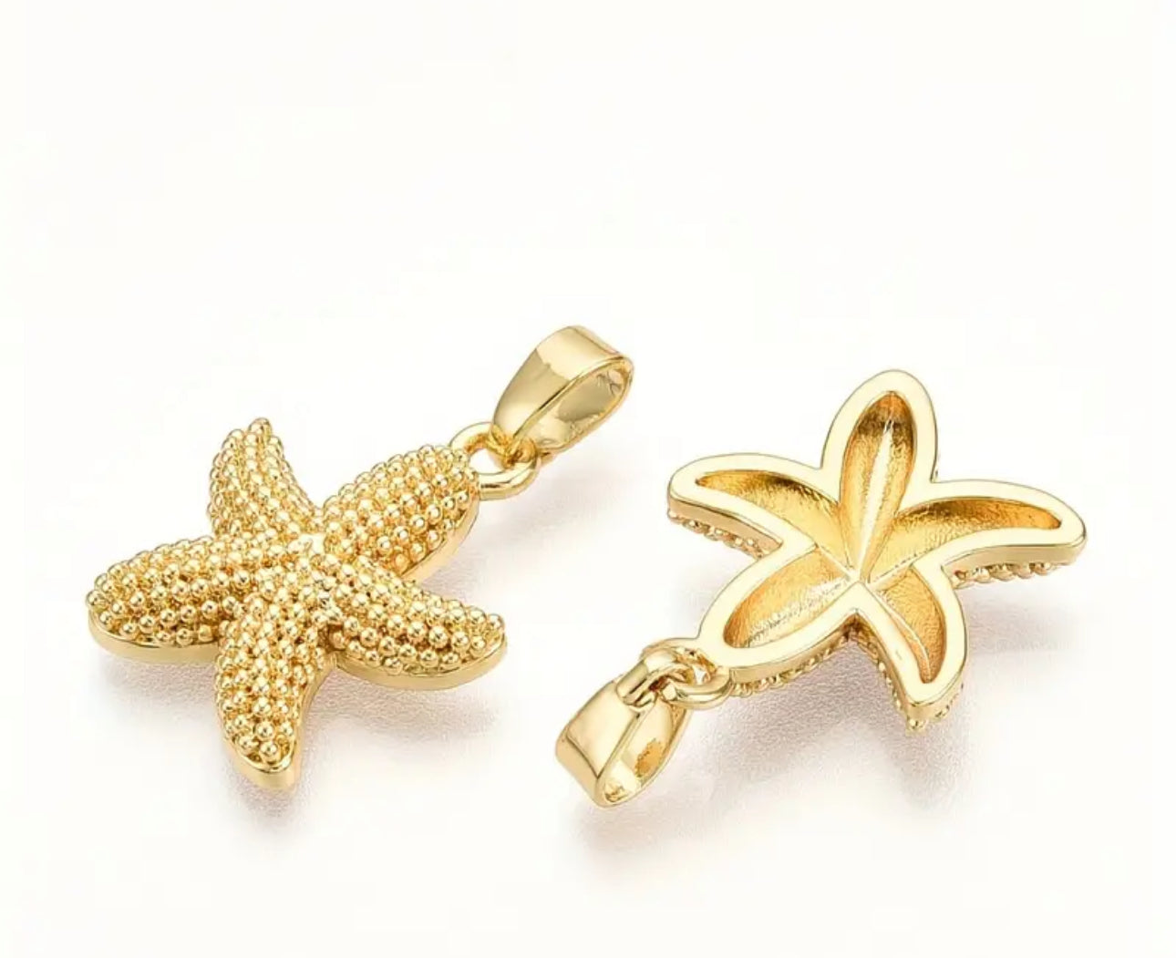 TCB Gold Starfish Charm