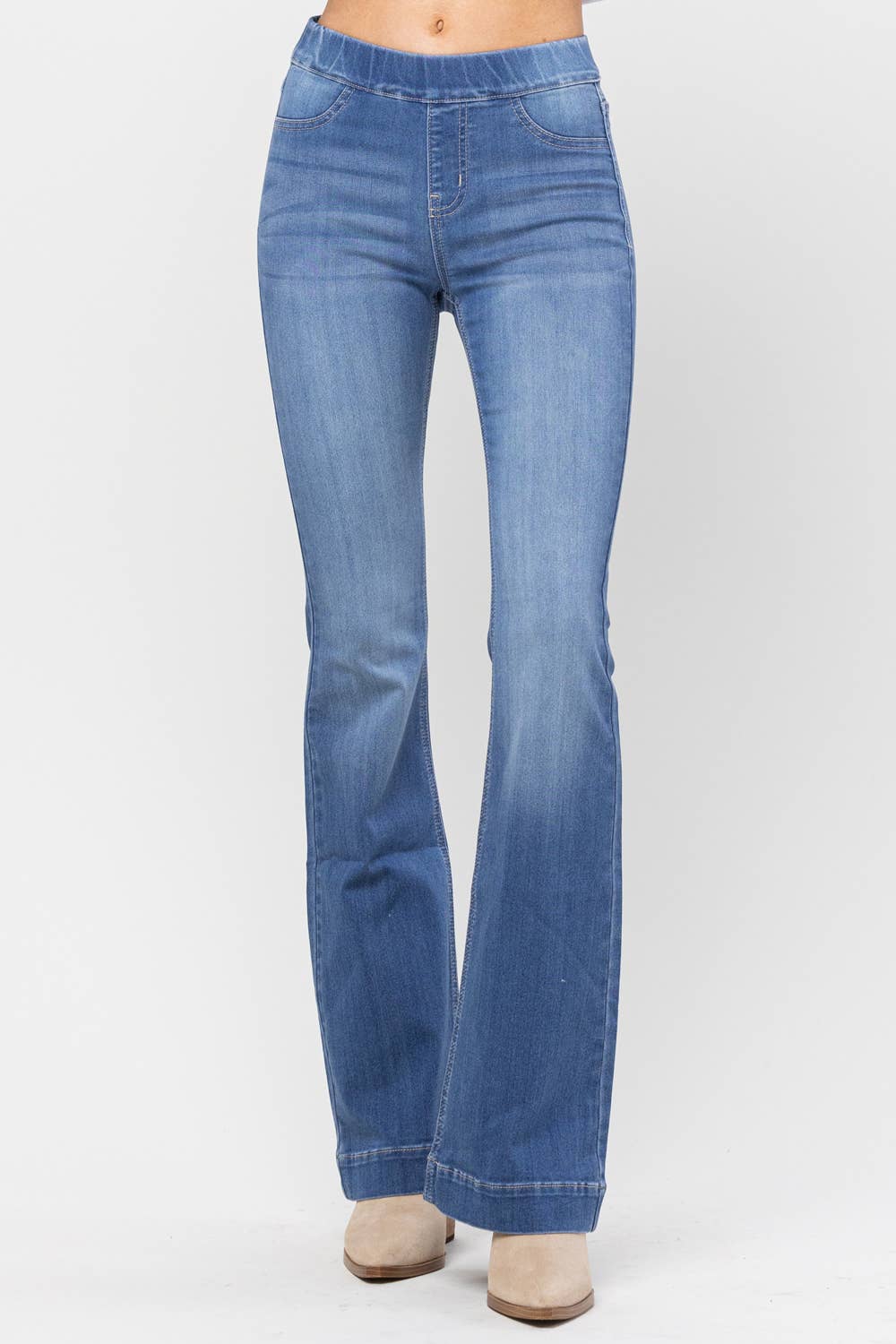 Jelly Jeans Light Denim Pull On Flare