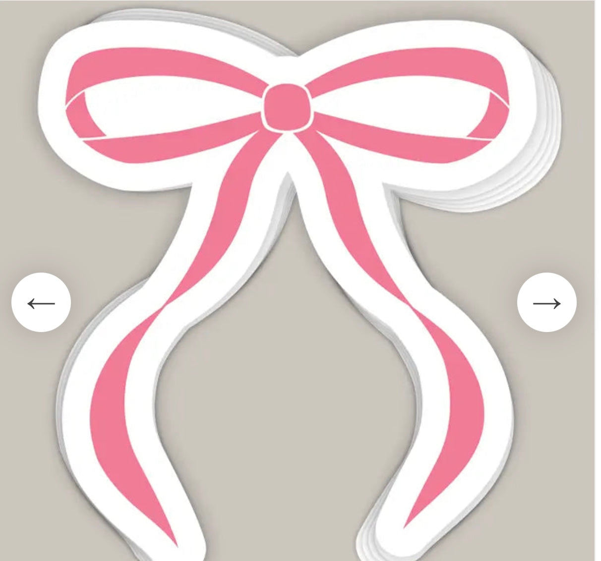 Bow Sticker