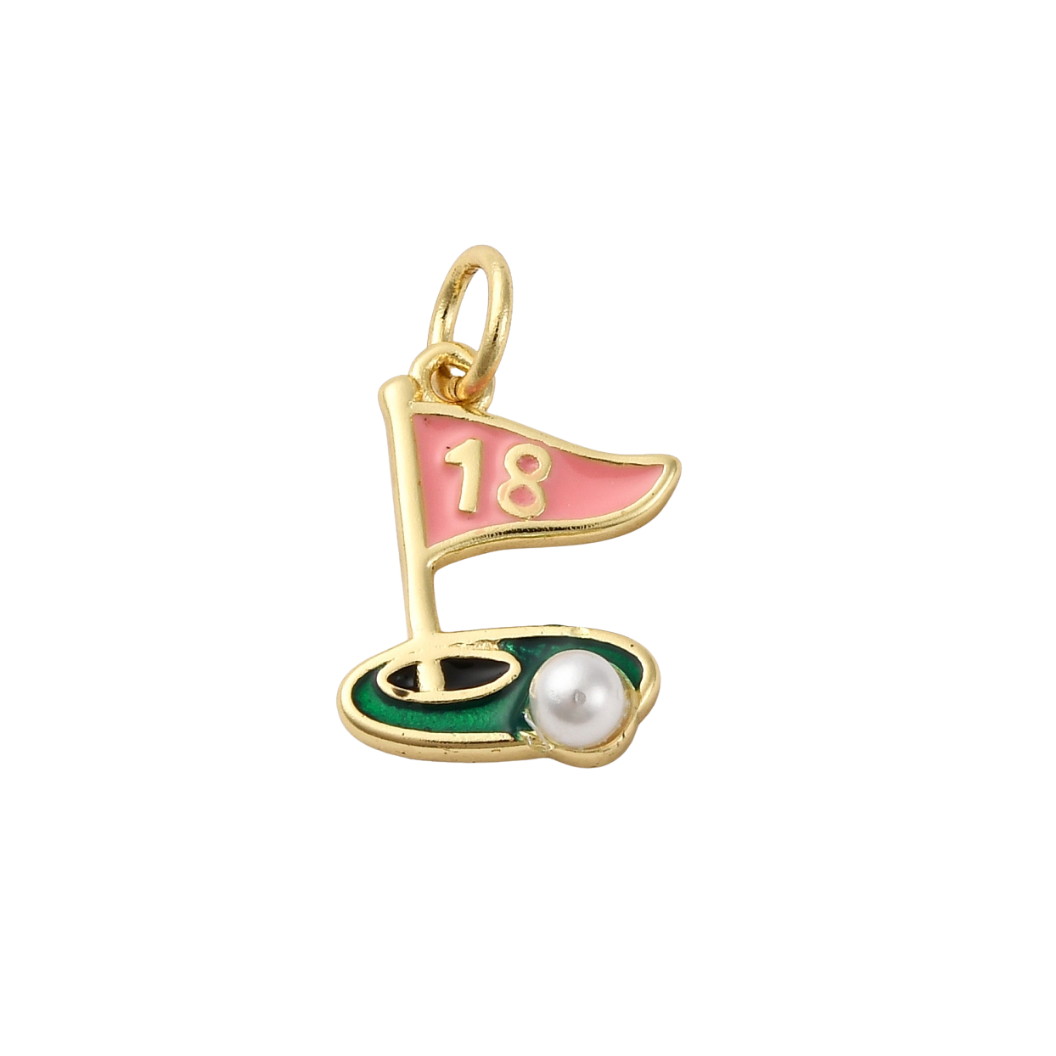 TCB Gold 18th Hole Charm