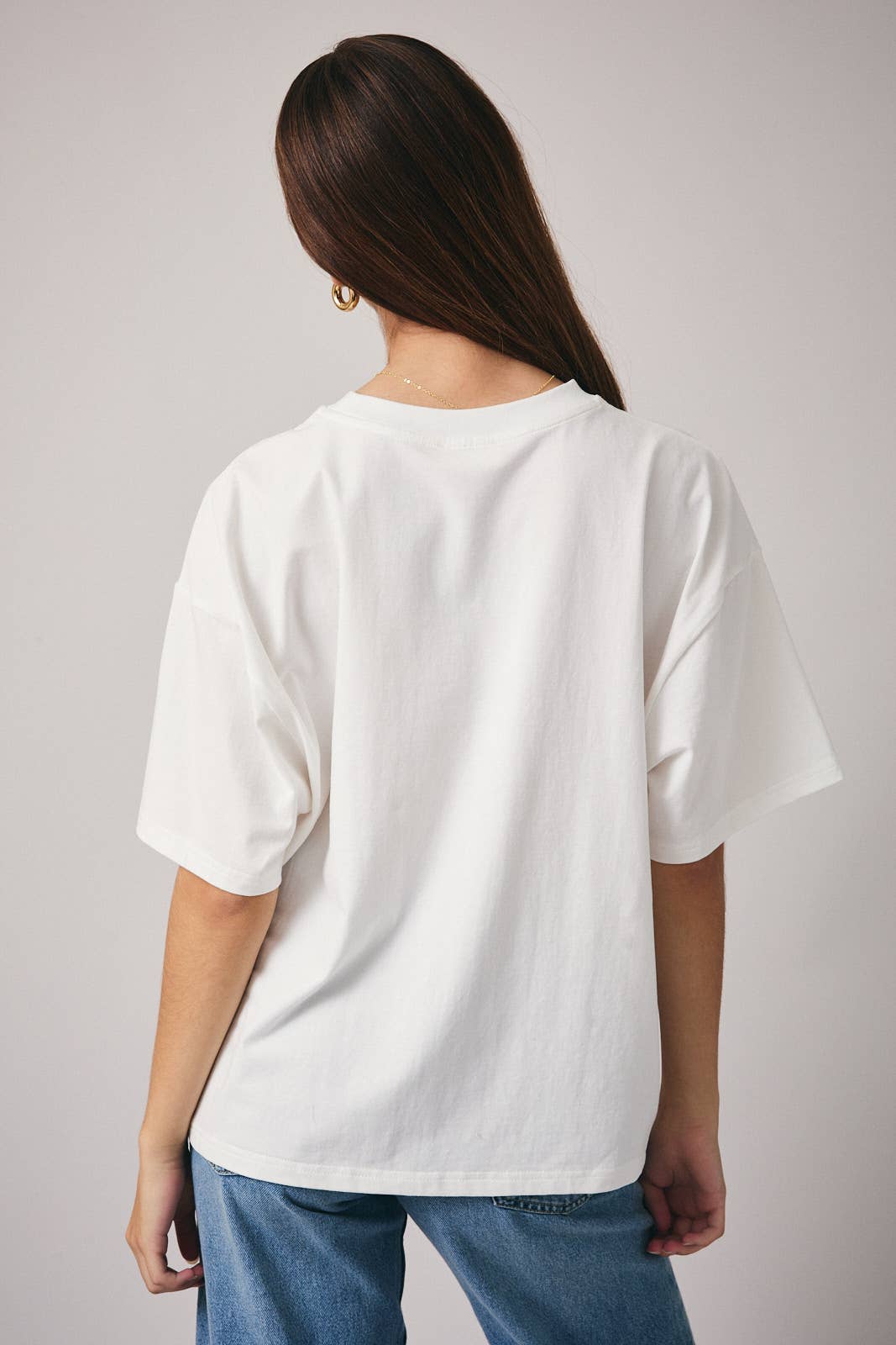 ROUND NECK T-SHIRT WITH POCKET CRAB EMBROIDERY