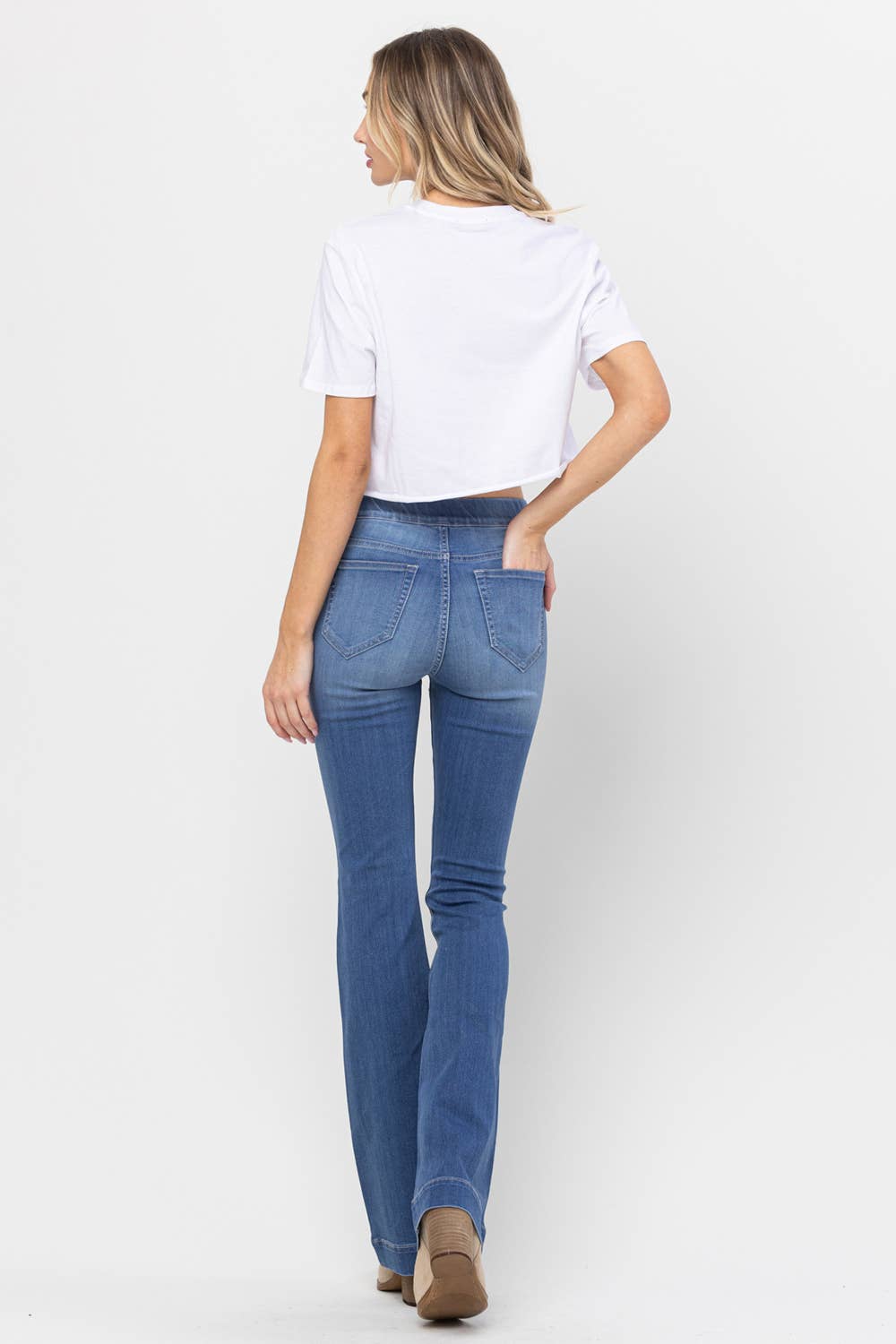 Jelly Jeans Light Denim Pull On Flare
