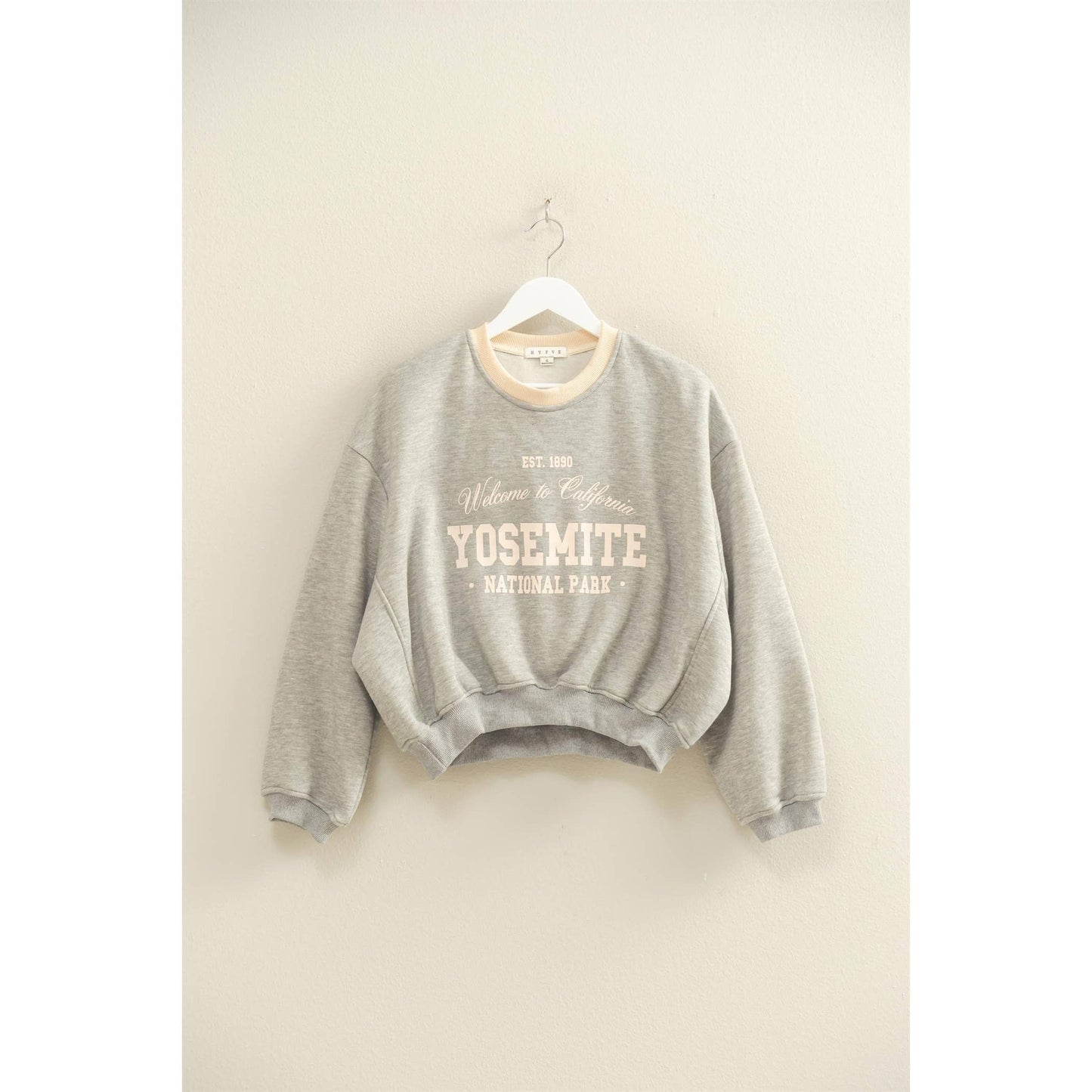 Vintage-Inspired Yosemite Crewneck