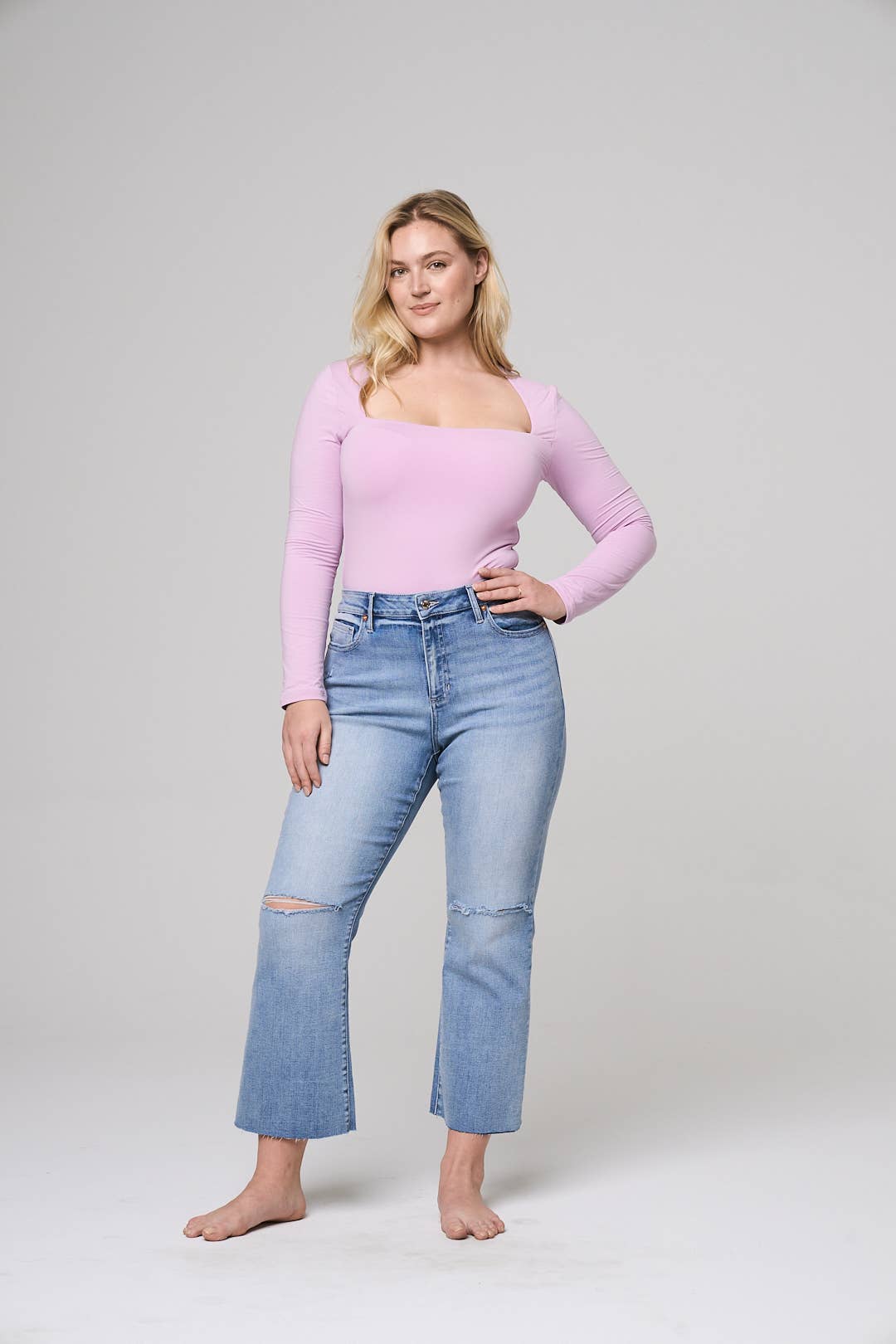 PLUS ULTRA STRETCH M/R KICK FLARE IN MEDIUM