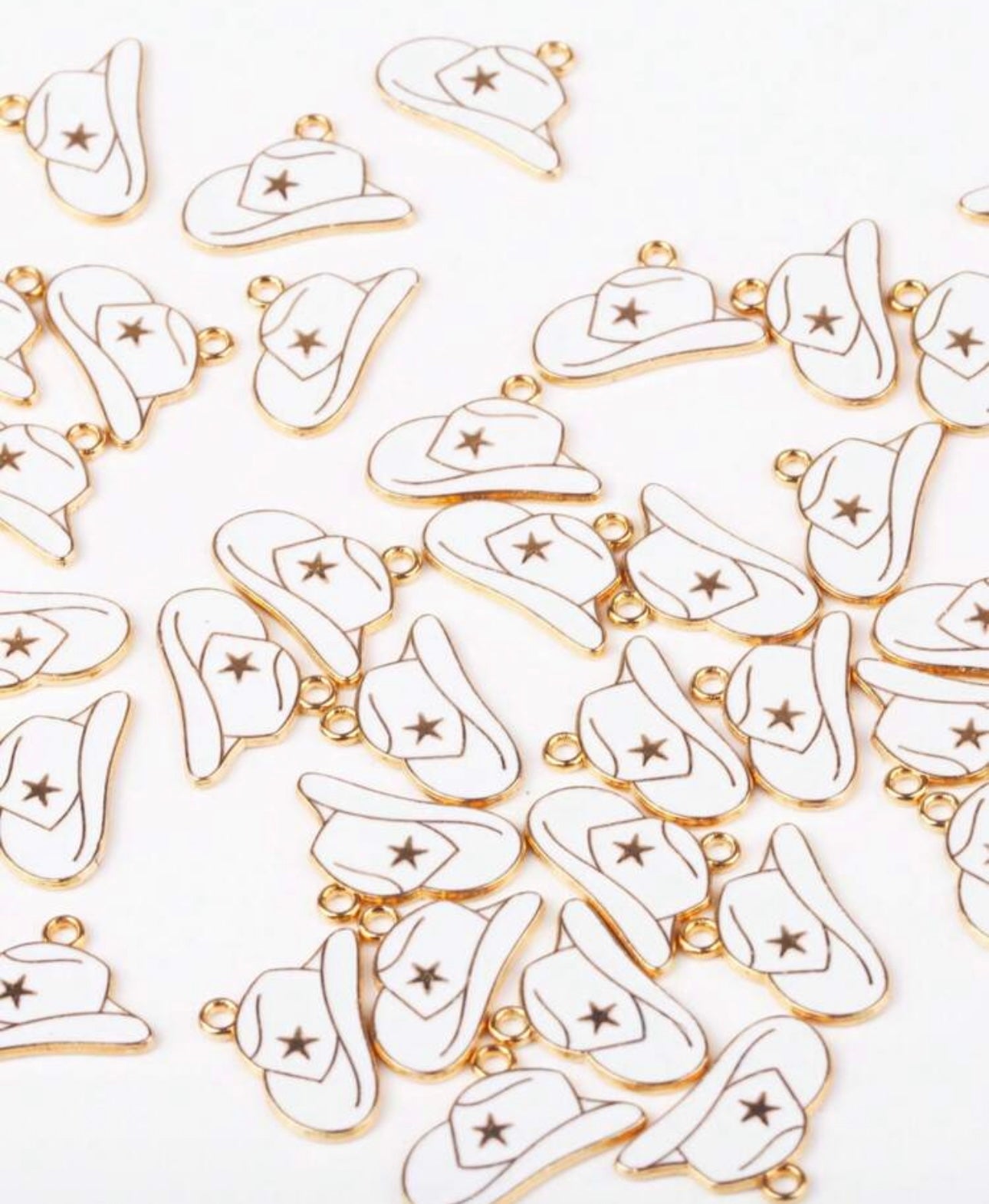 TCB Star Cowgirl Hat Charm