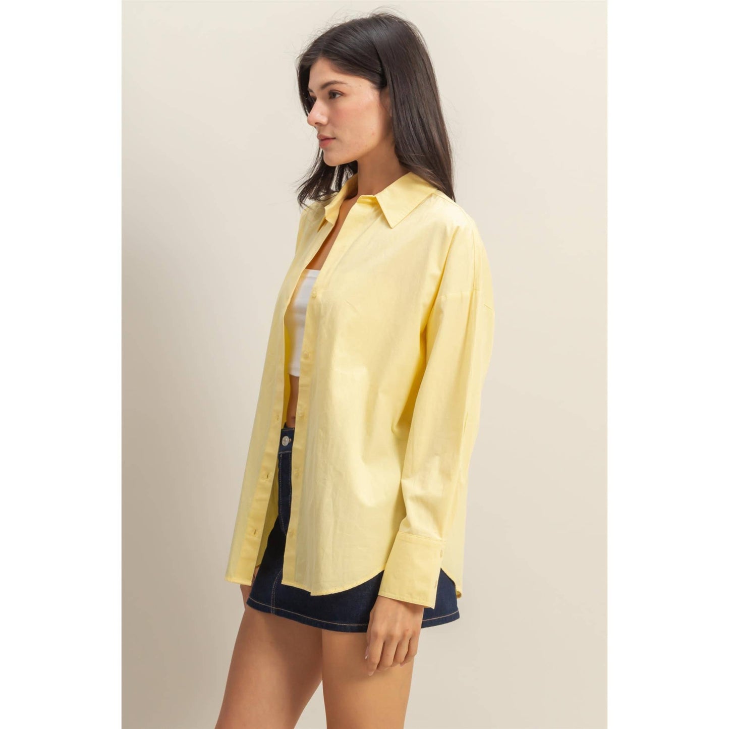 Classy Long Sleeve Button Down Shirt