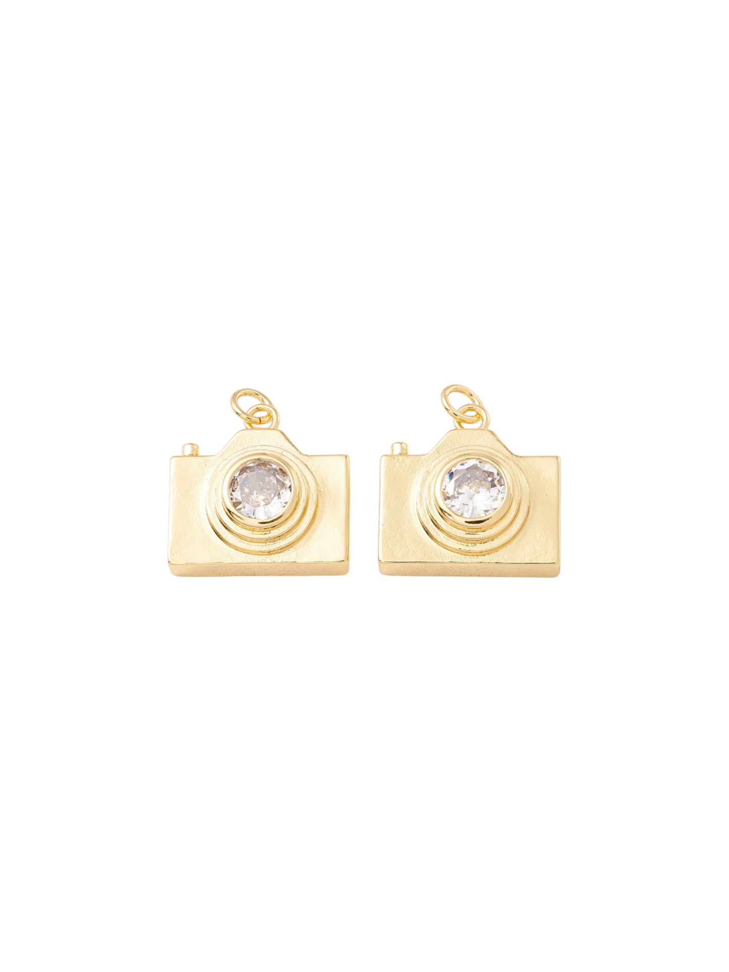 TCB Gold Say Cheese Charm