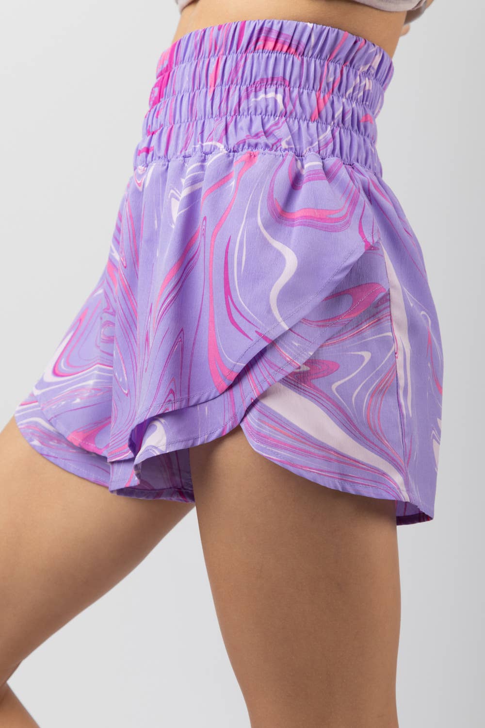 Overlap Activewear Shorts PINK MIX