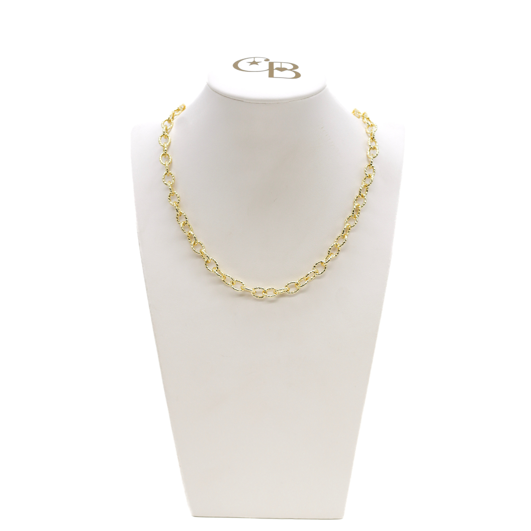 TCB Gold Alexis Necklace: 16"