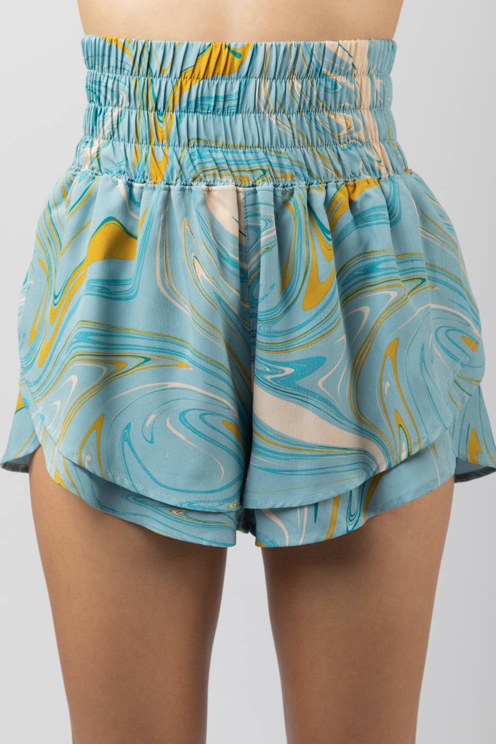 Overlap Activewear Shorts PINK MIX