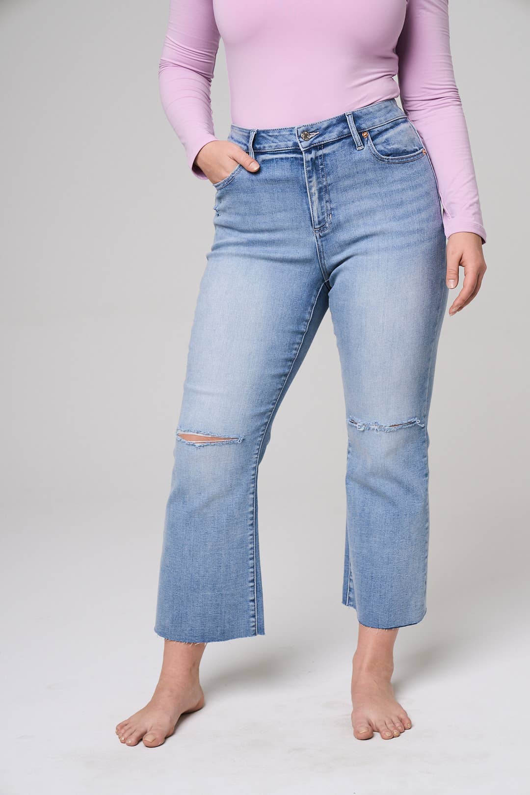 PLUS ULTRA STRETCH M/R KICK FLARE IN MEDIUM
