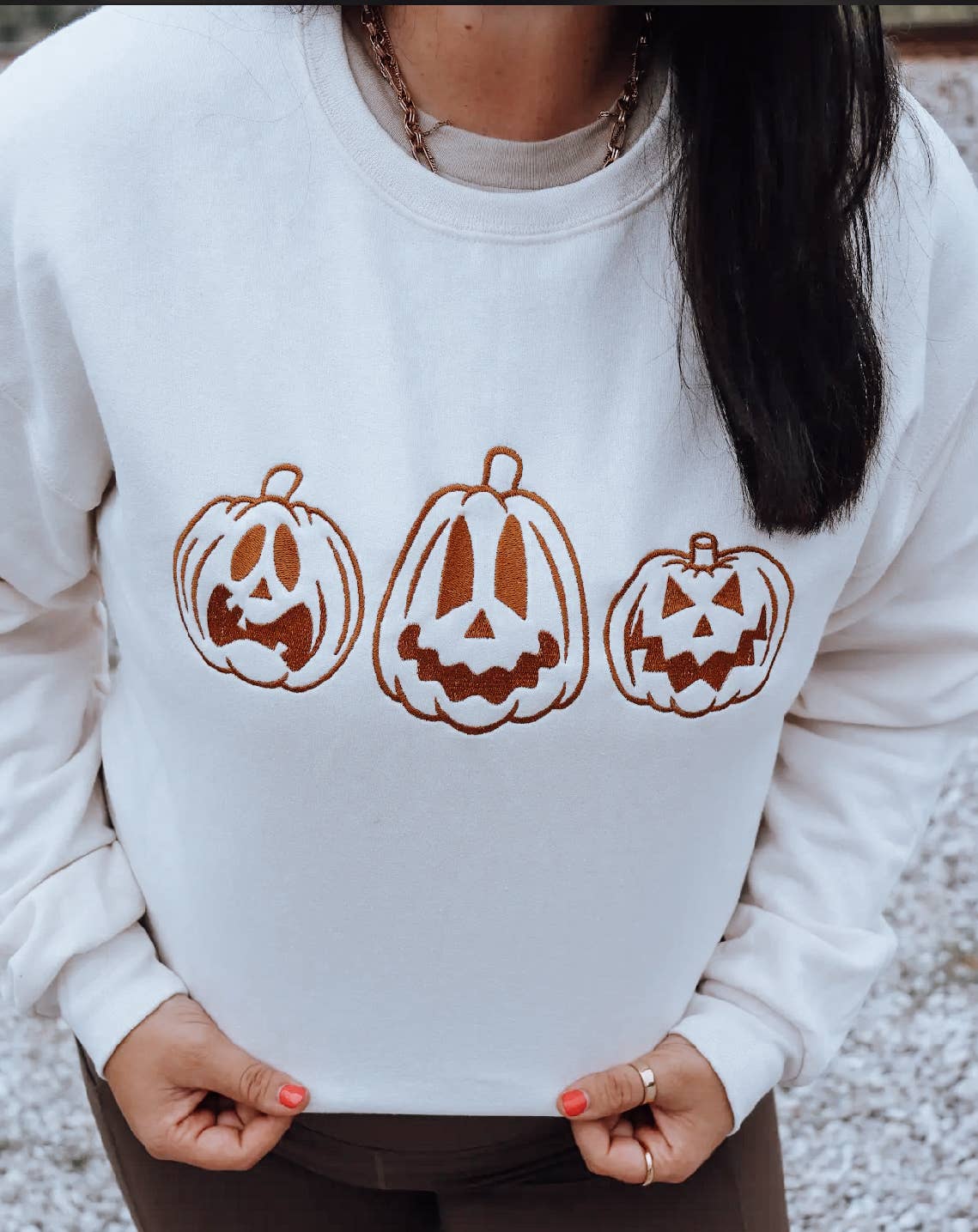 Silly Scary Halloween Pumpkin Sweatshirt