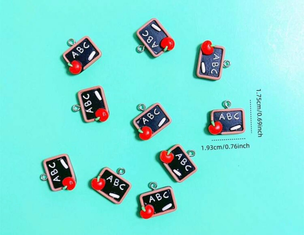 TCB Teacher Chalkboard Charm
