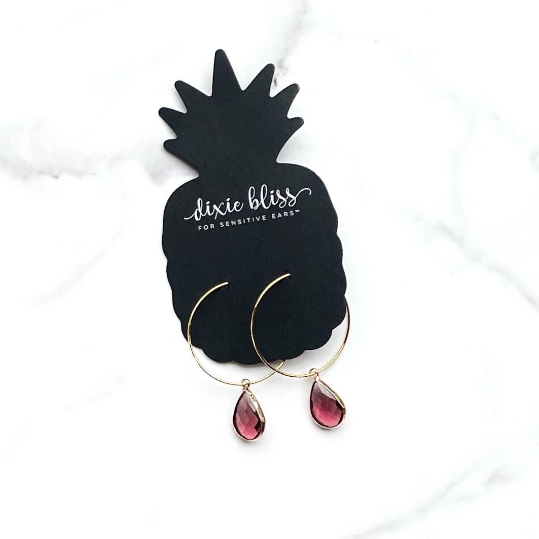 Fanciful Hoops in Mink Mauve