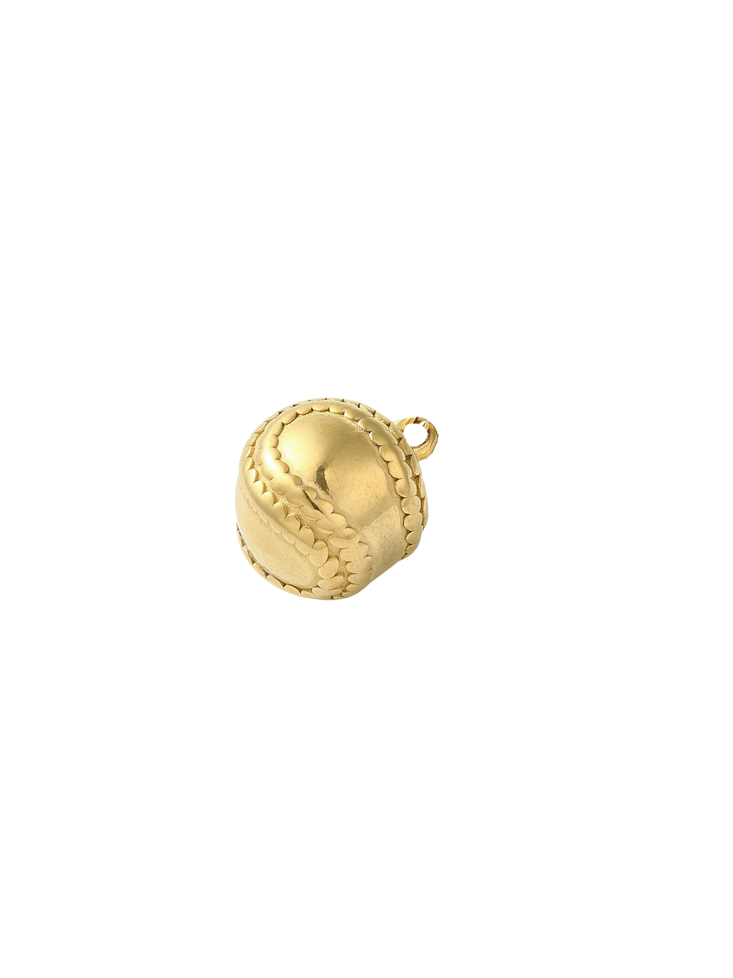 TCB Gold Baseball Charm