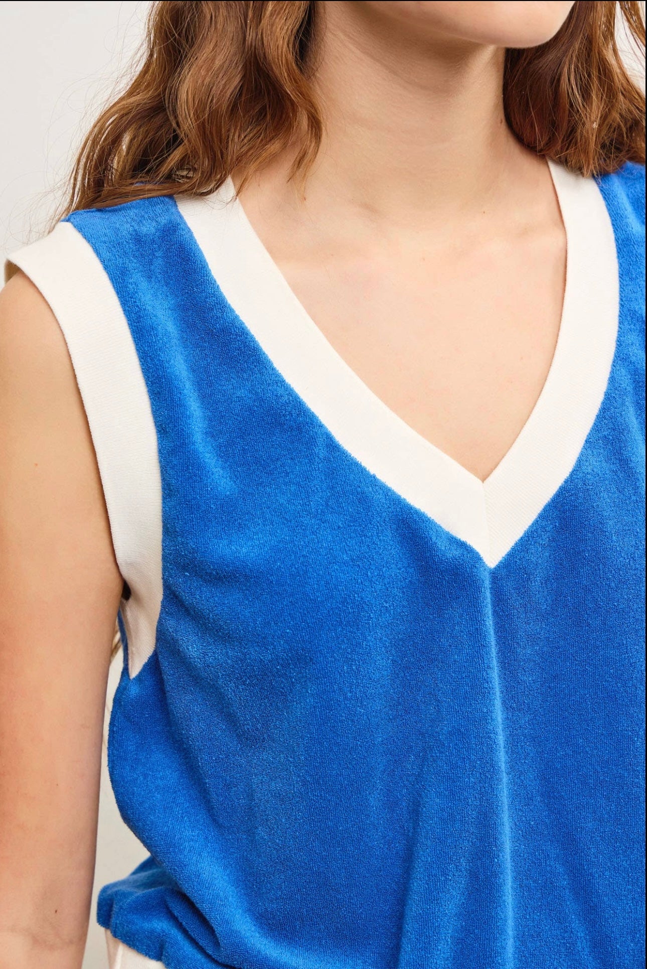 TERRY TOWEL SHORT AND VEST SET