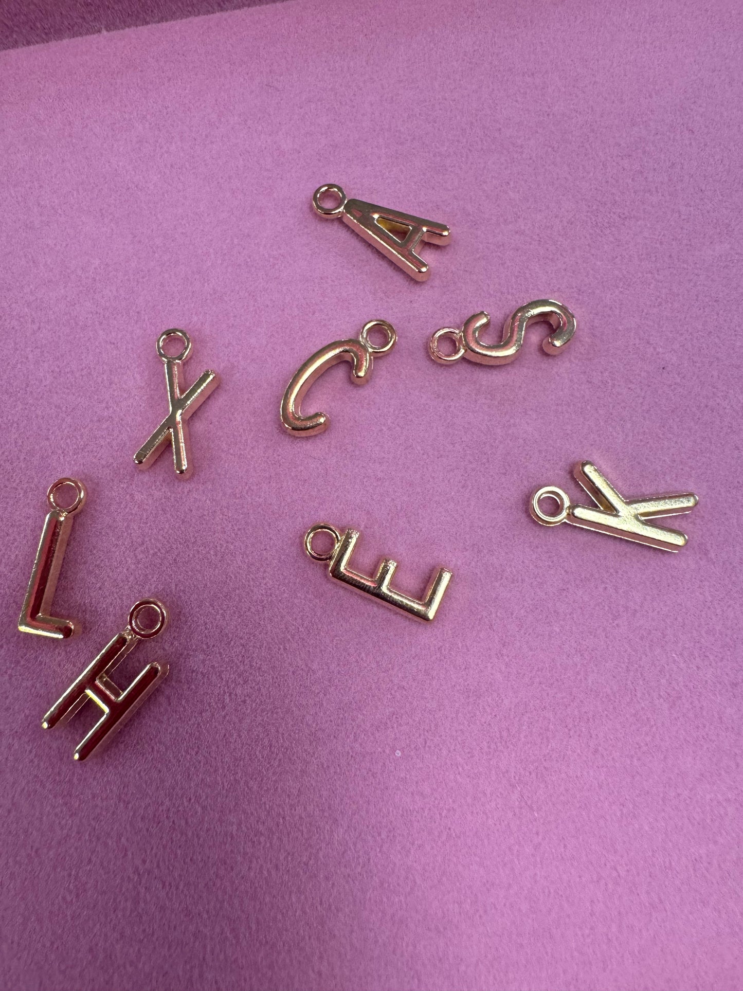 TCB Gold Bar Letters