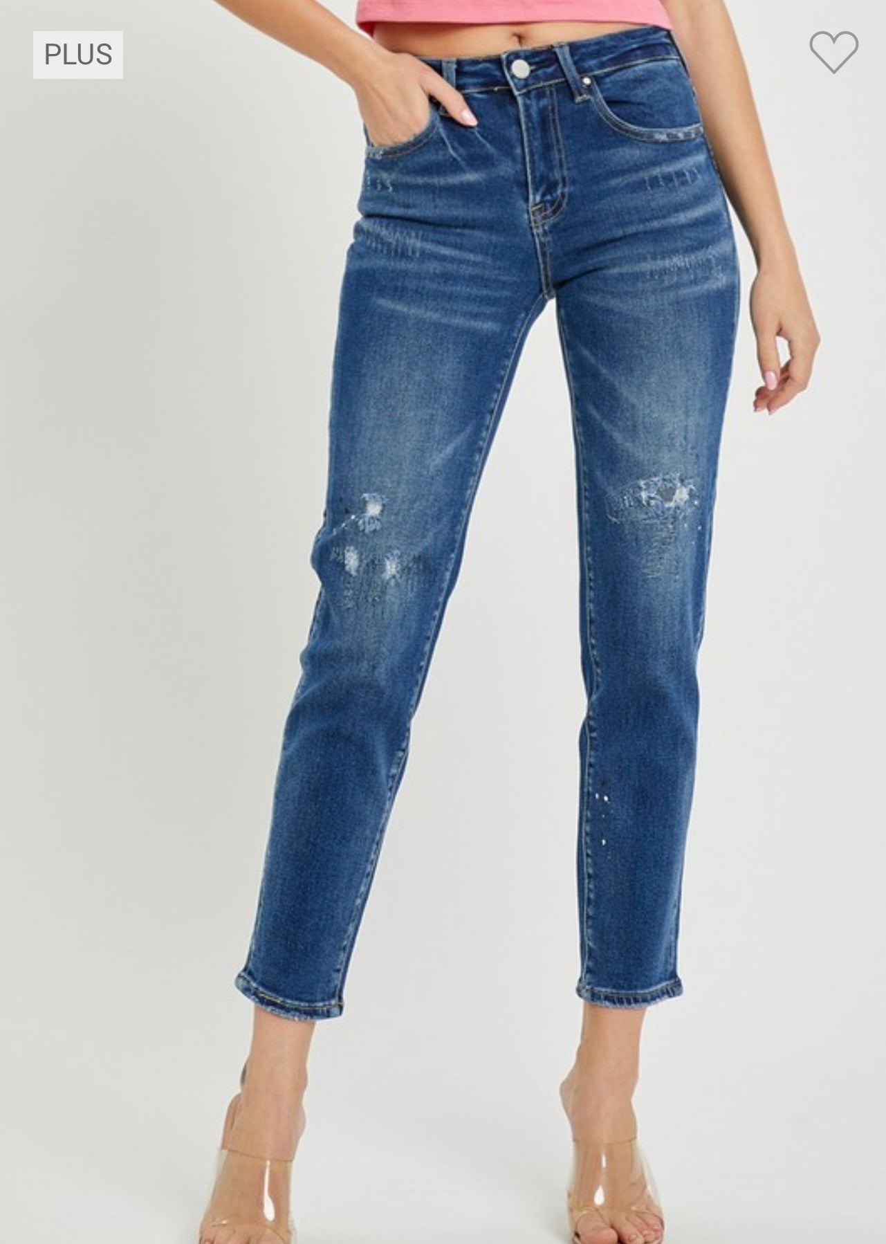 Risen Plus MR Tapered Denim Jeans