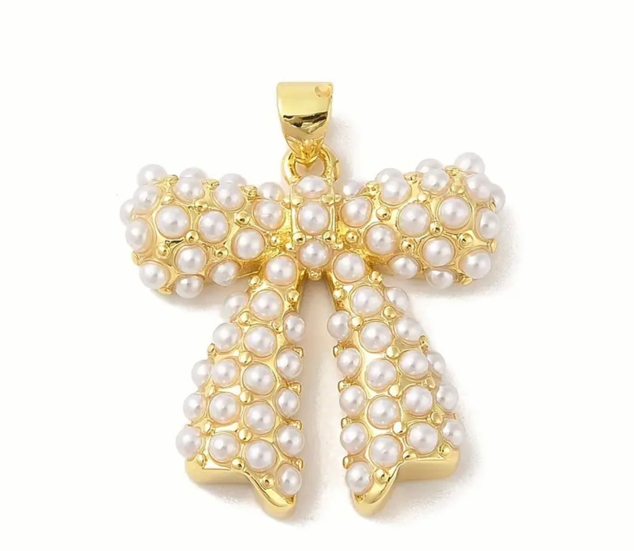 TCB Pearl Bow Charm
