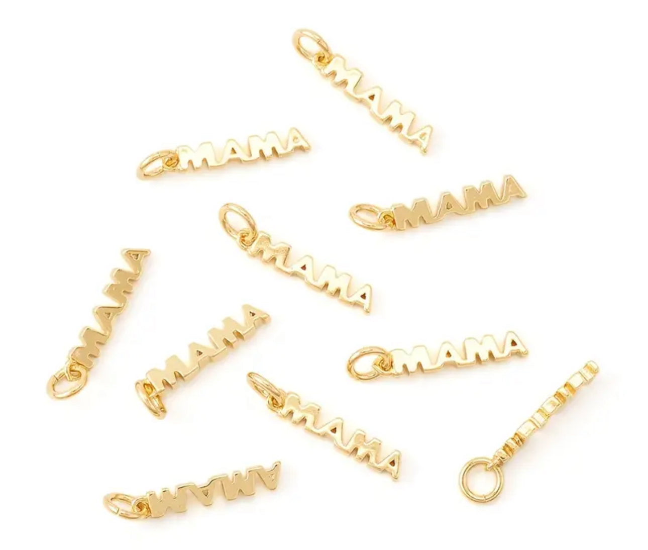 TCB Gold MAMA Charm
