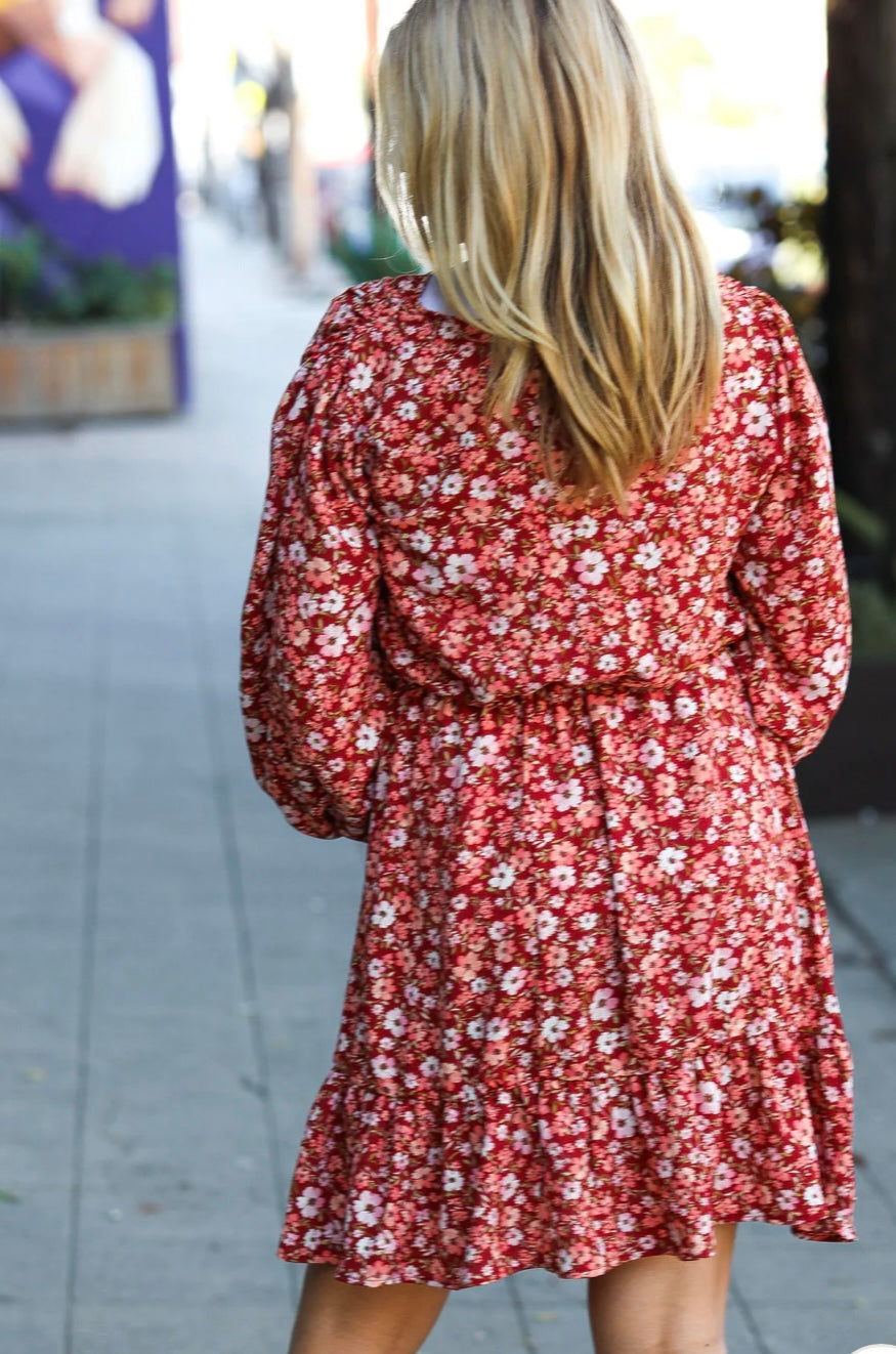 Make a Statement Floral Dress