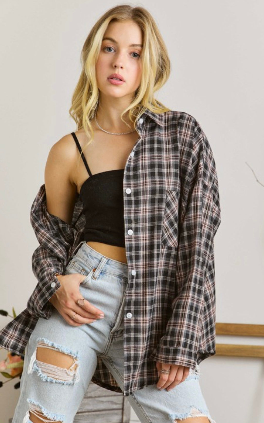 Plaid Button Down Shirt