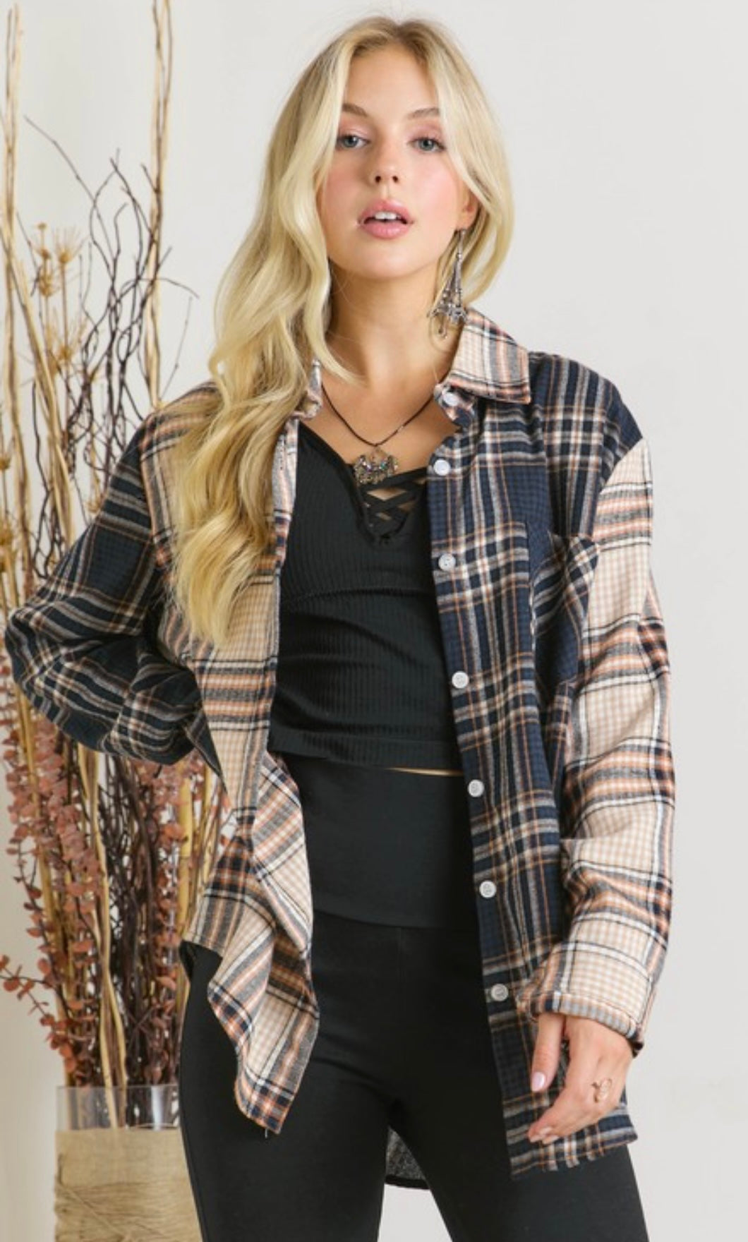Plaid Button Down Shirt