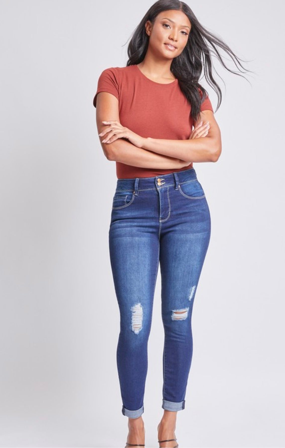 Hide Your Muffin Top YMI Jean