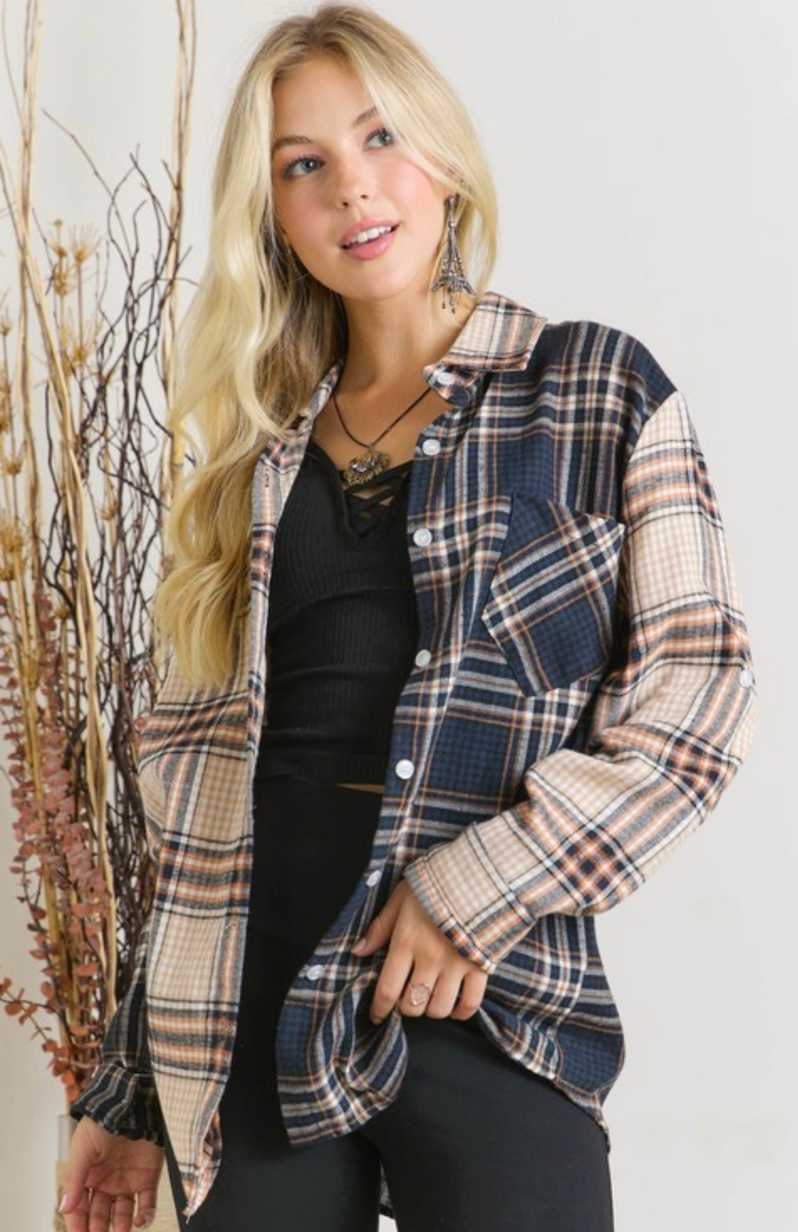 Plaid Button Down Shirt