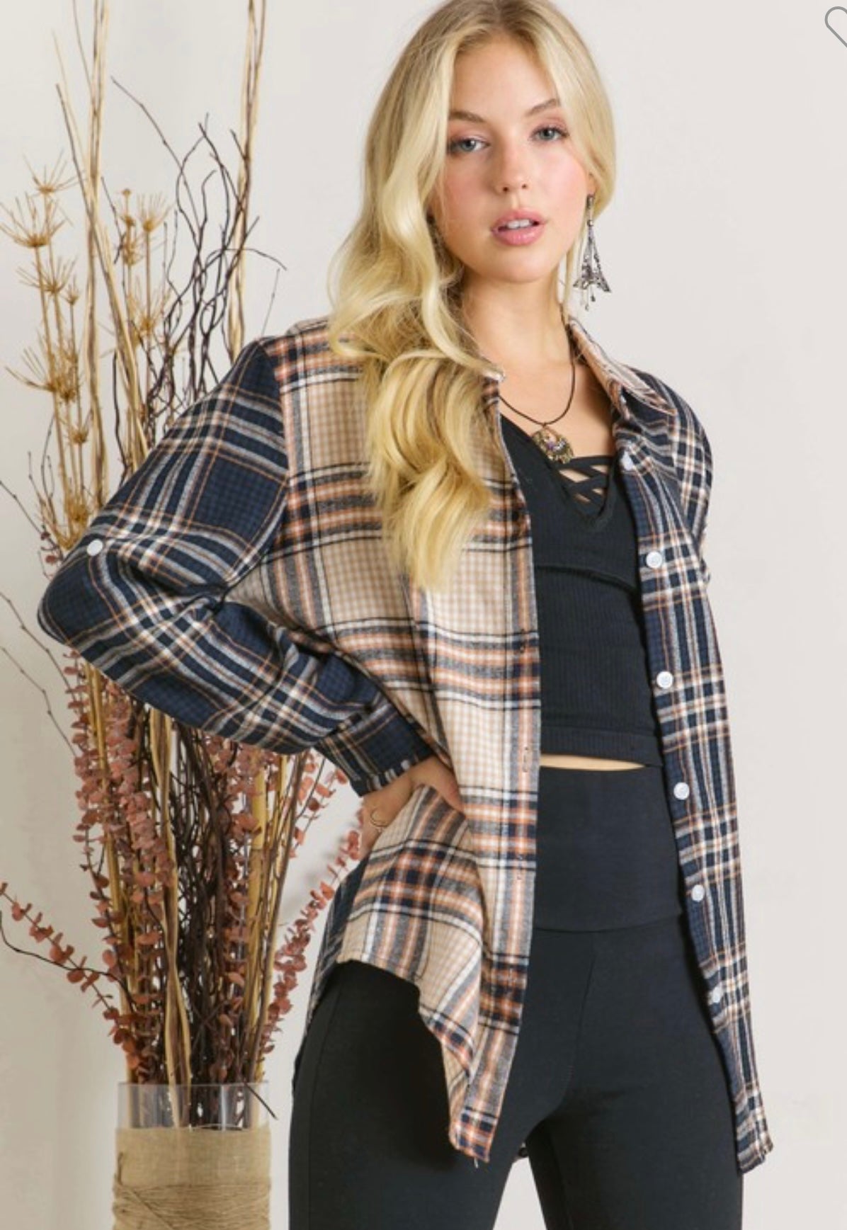 Plaid Button Down Shirt