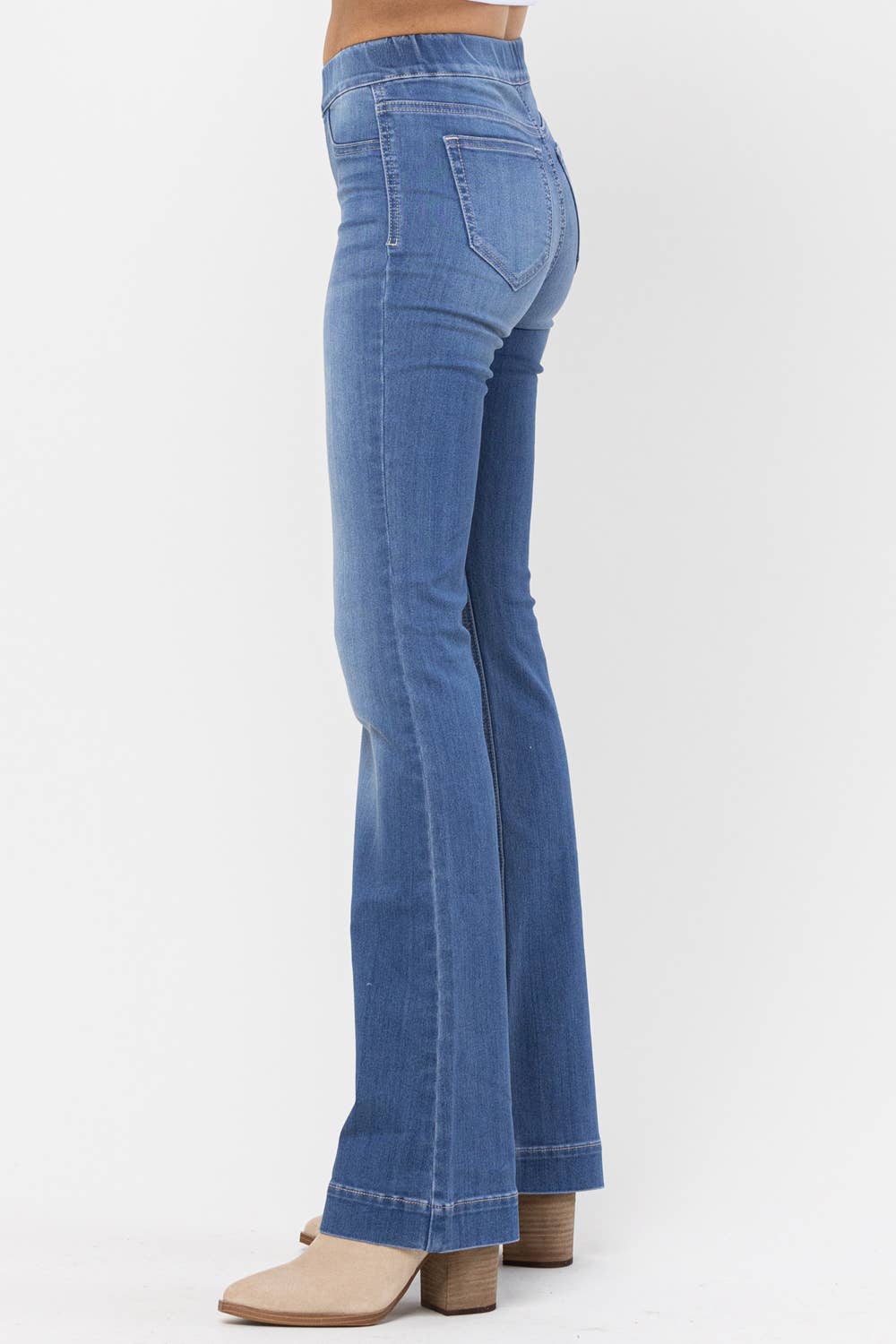 Jelly Jeans Light Denim Pull On Flare