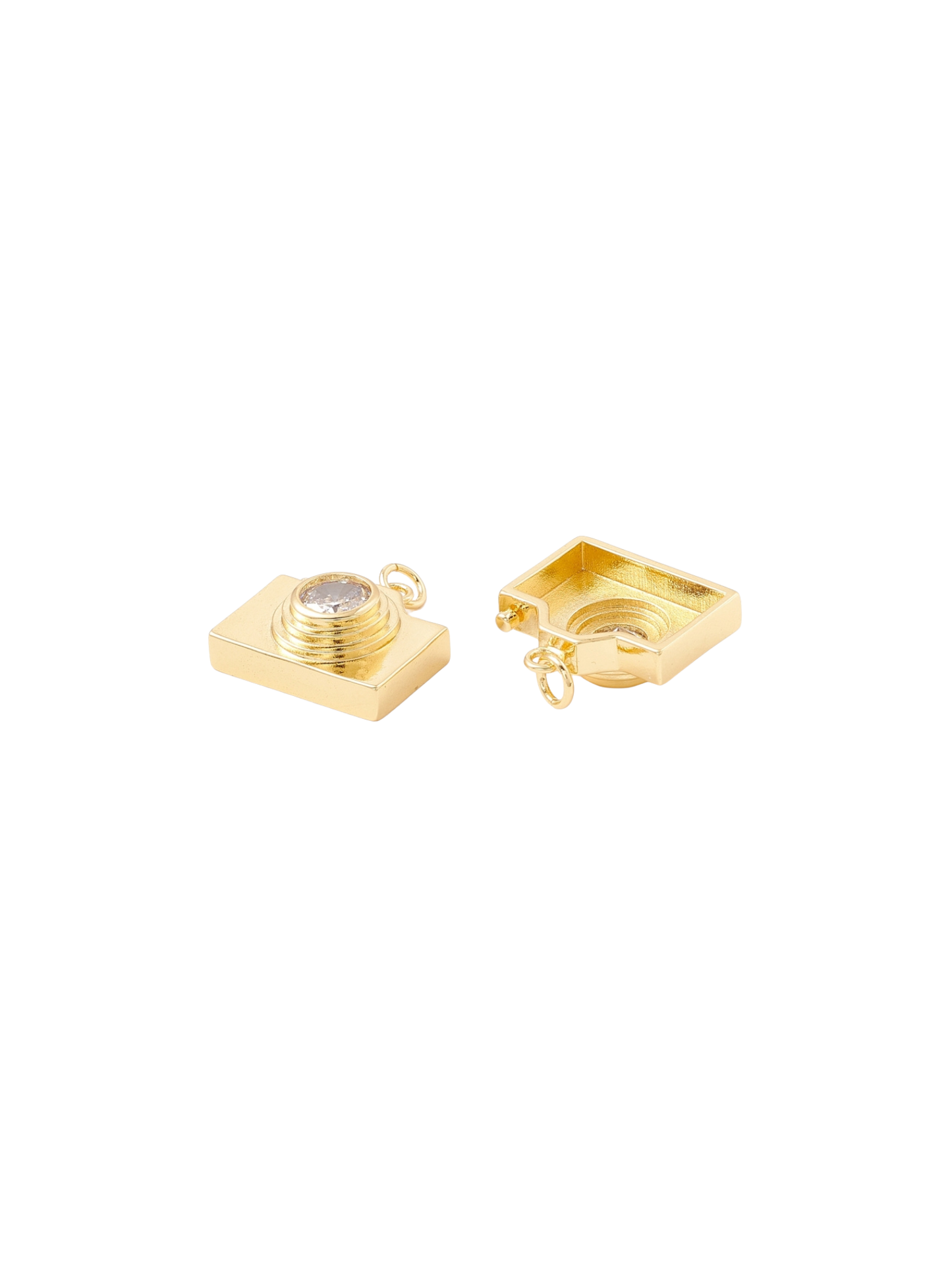 TCB Gold Say Cheese Charm