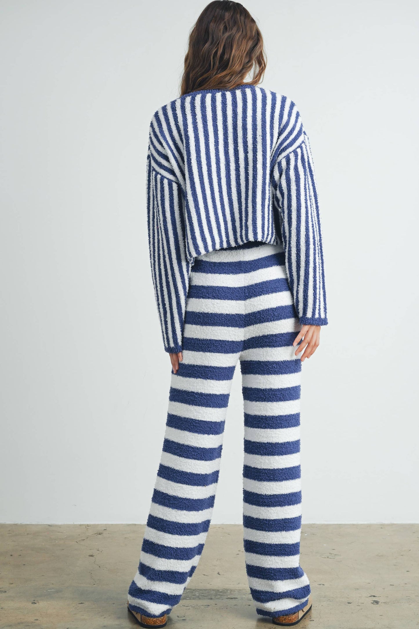 Cozy Striped Round Neck Sweater