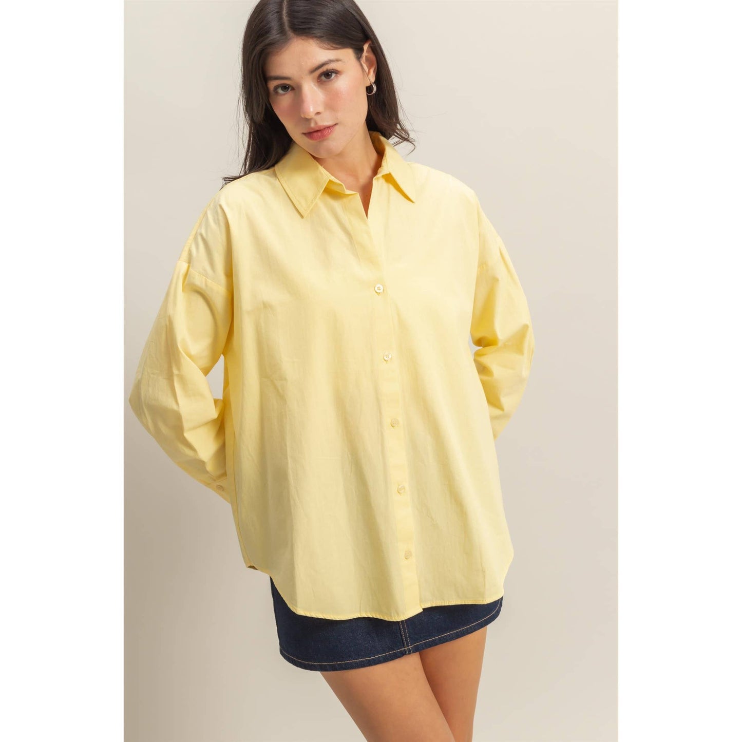 Classy Long Sleeve Button Down Shirt