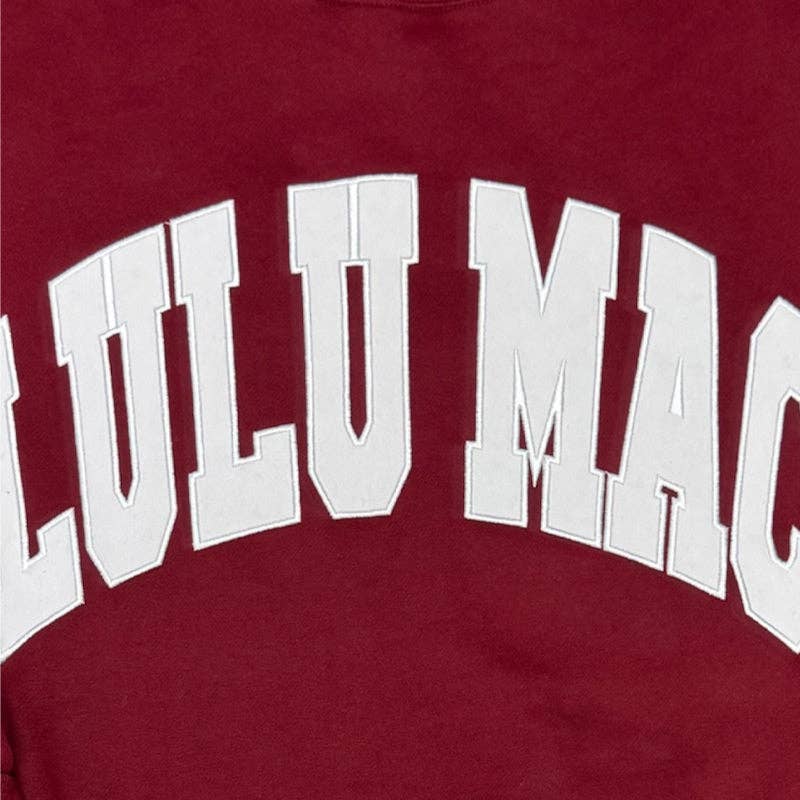 LuLu Mac Maroon/White - Stitch