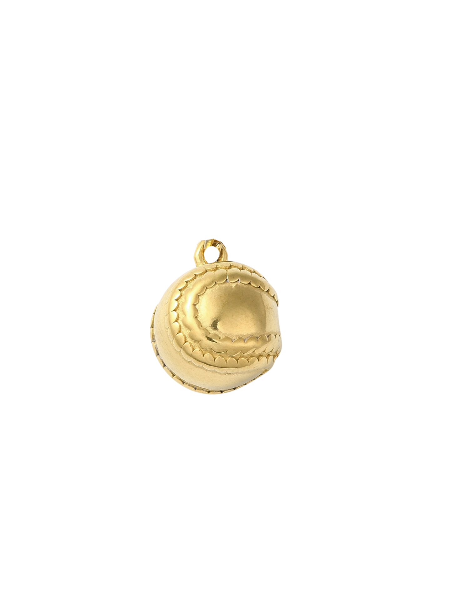 TCB Gold Baseball Charm