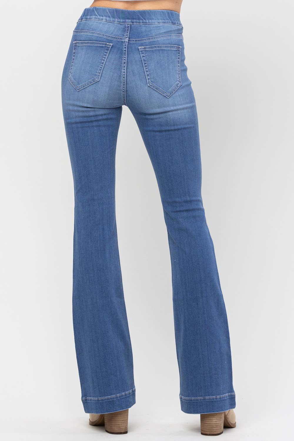 Jelly Jeans Light Denim Pull On Flare