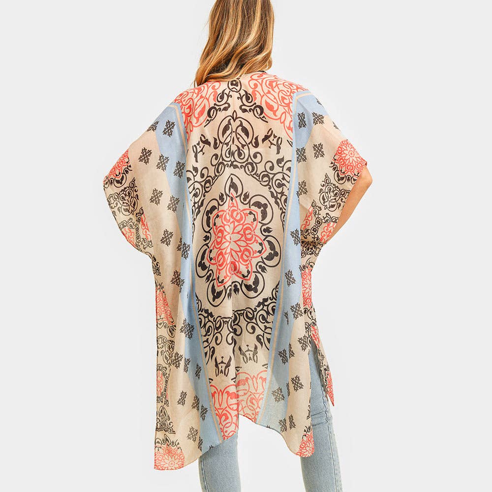 Bohemian Patterned Kimono