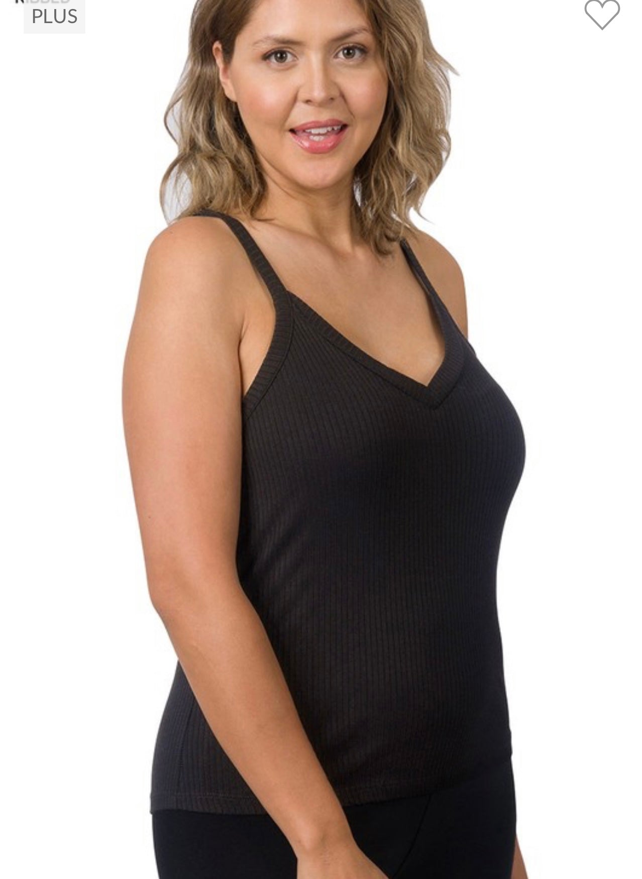 Plus Soft Ribbed Tank