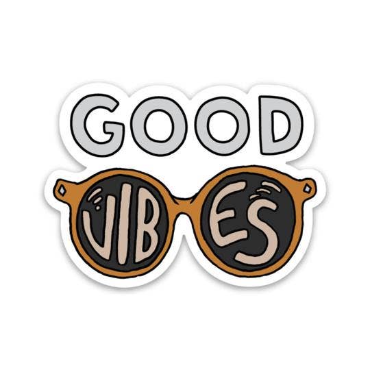 Good Vibes Sunglasses Sticker
