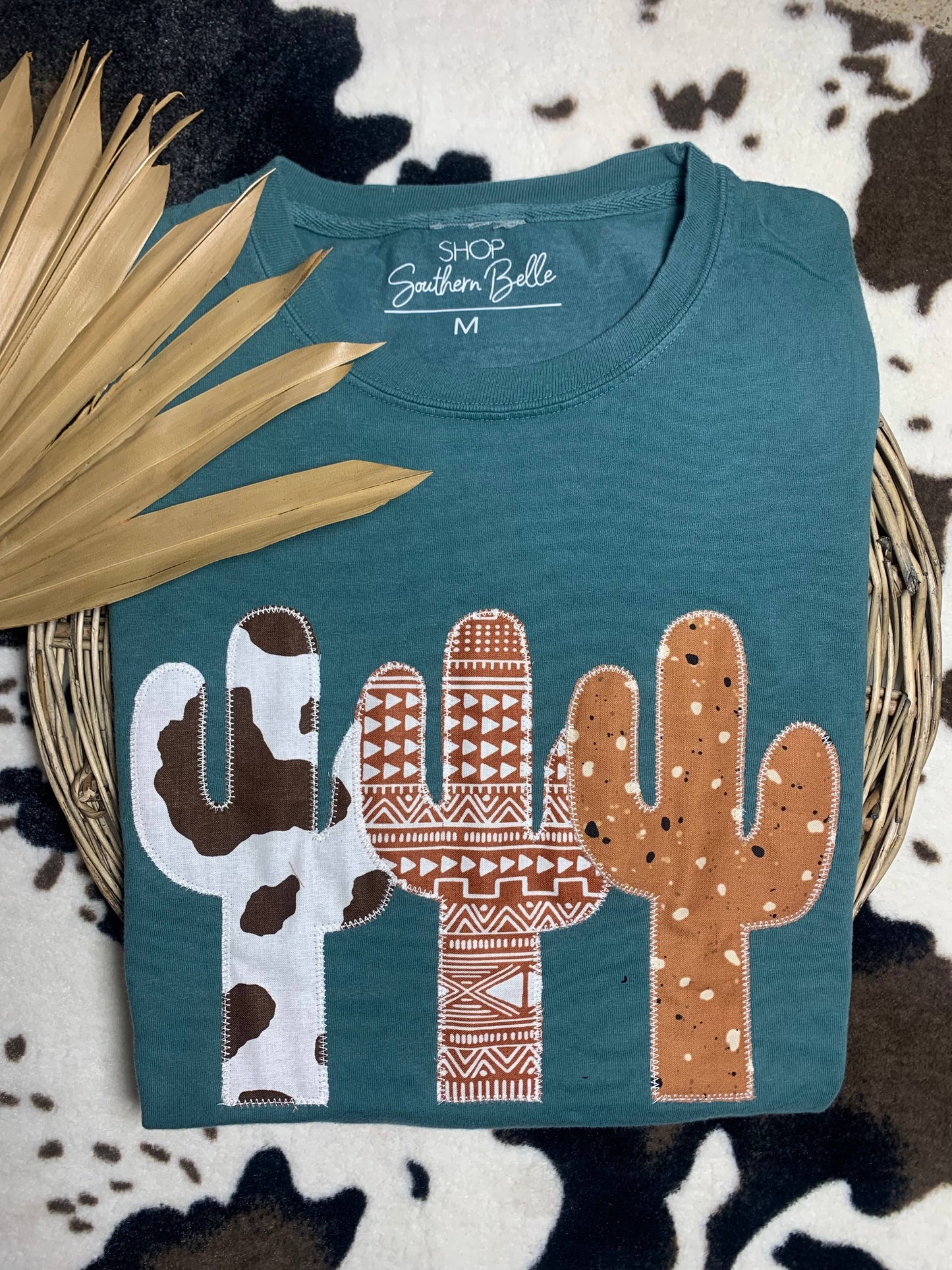 Aztec Western Cactus Graphic Tee