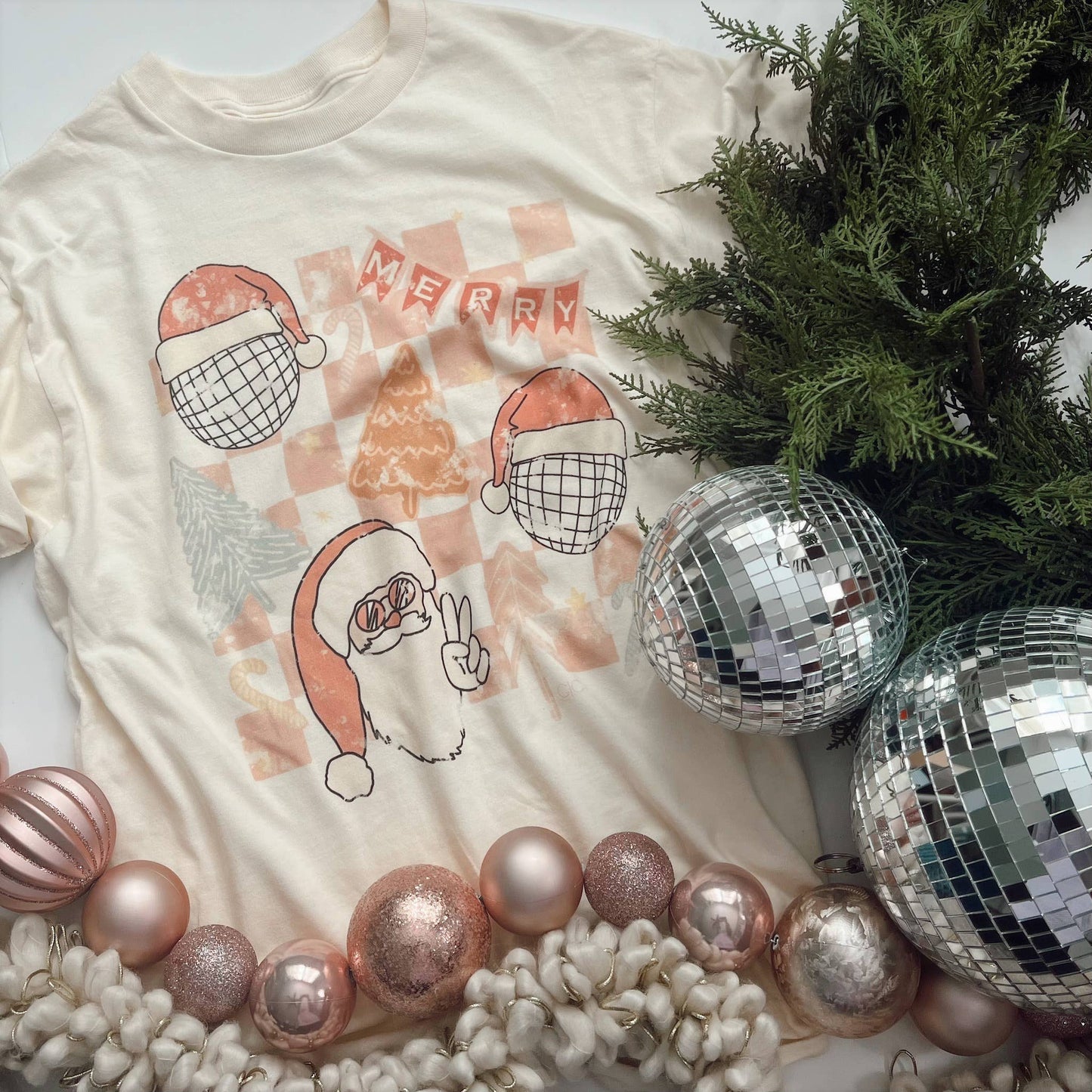 Disco Christmas Tee: Small