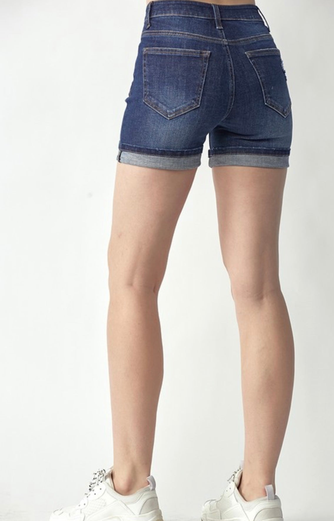 Risen MR Cuffed Denim Shorts