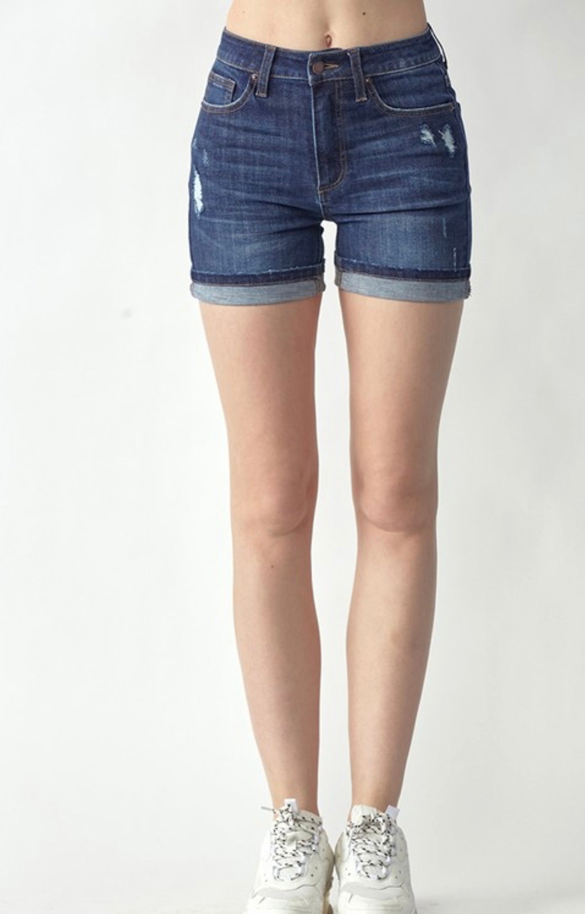 Risen MR Cuffed Denim Shorts