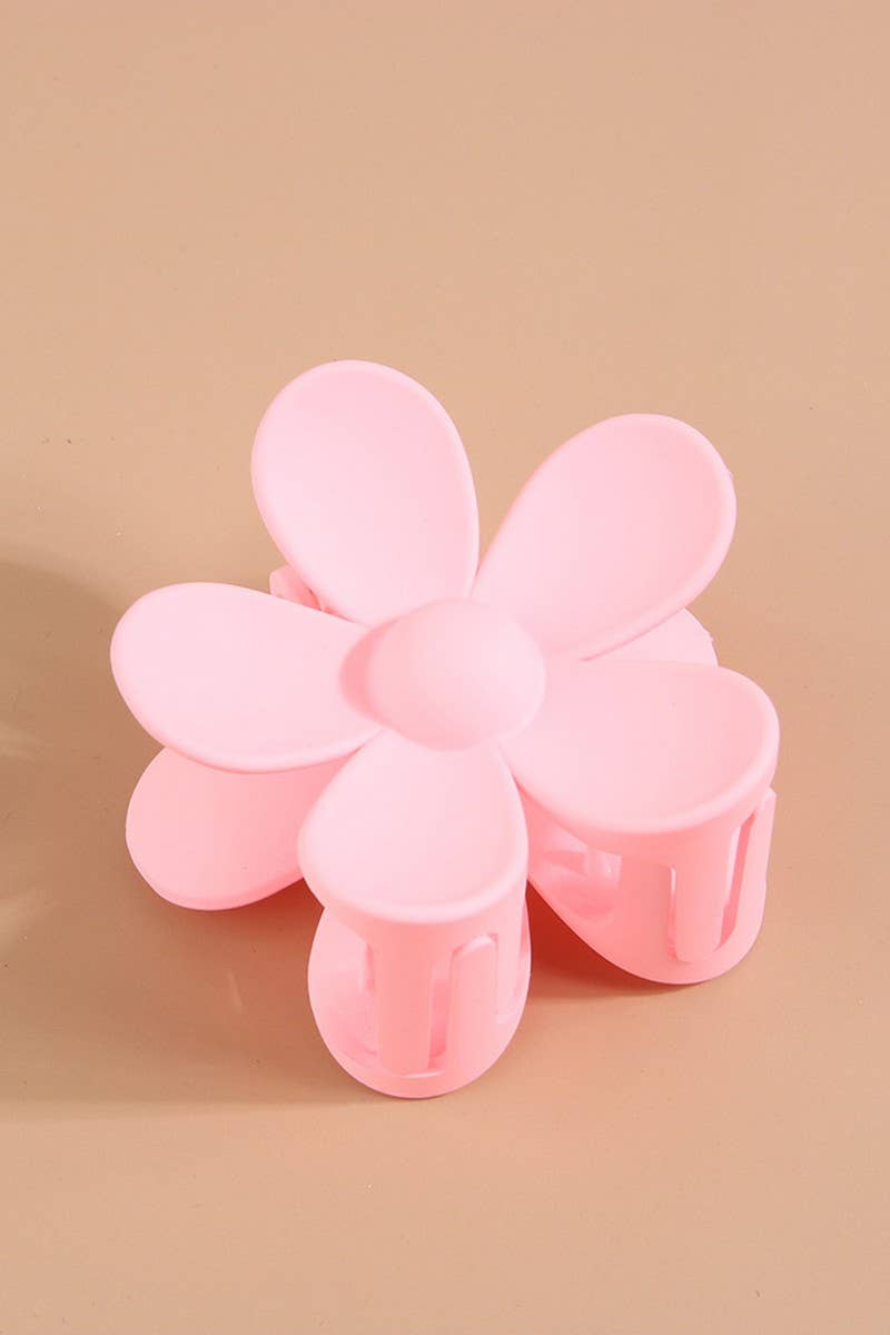 Flower shark claw clip hair clip: BLUSH