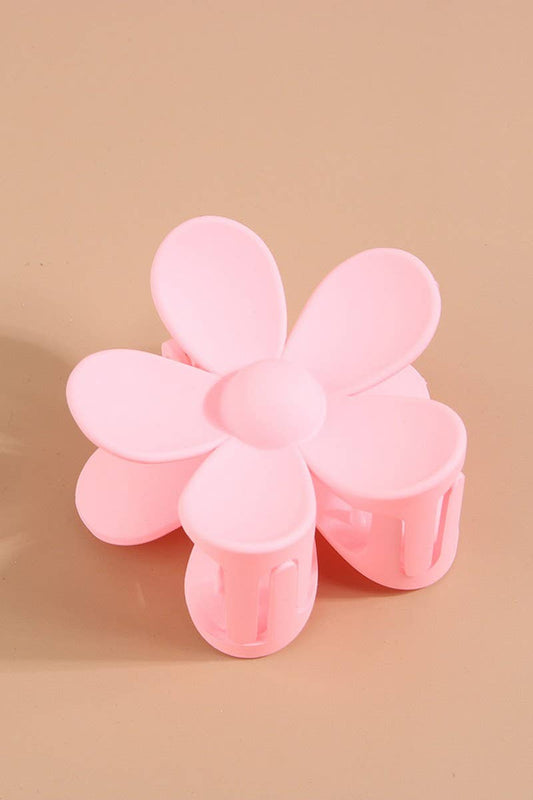 Flower shark claw clip hair clip: LTPINK