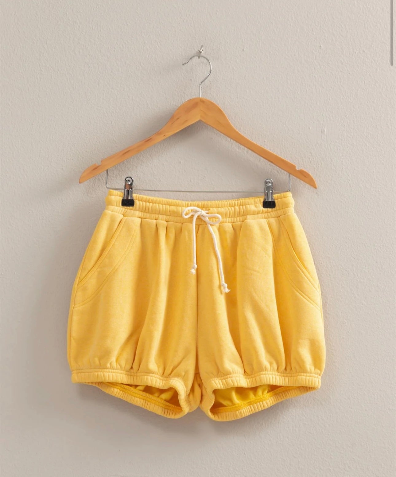 French Terry Bubble Hem Shorts and Popover Sweatshirt Set