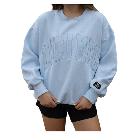 LuLu Mac MONO-LIGHT BLUE Sweatshirt