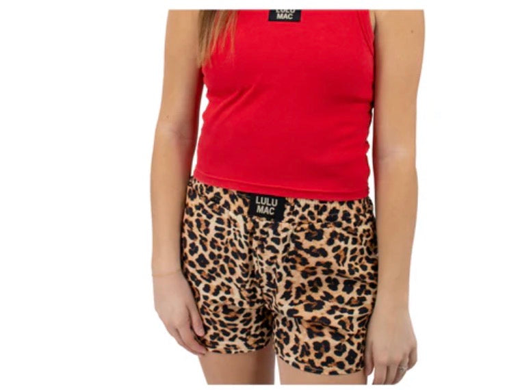 LuLu Mac Leopard Boxer Shorts